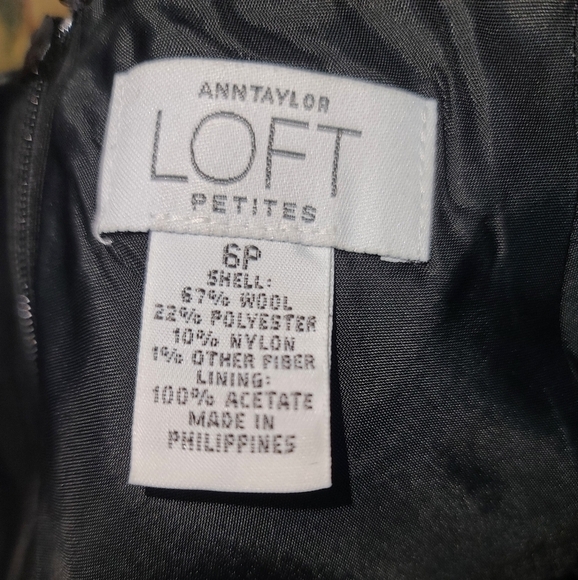 𝅺loft wool blend skirt size 6 - Picture 4 of 4